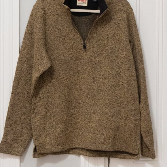 Men's Wrangler Quarter Zip Sweater - Picture 2 of 2